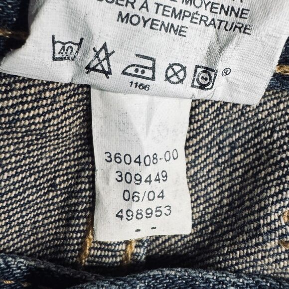 Y2K Gap Original Low Rise Crop Capri Jeans 4 (31x23) Blue Distressed Denim Women - Picture 6 of 11